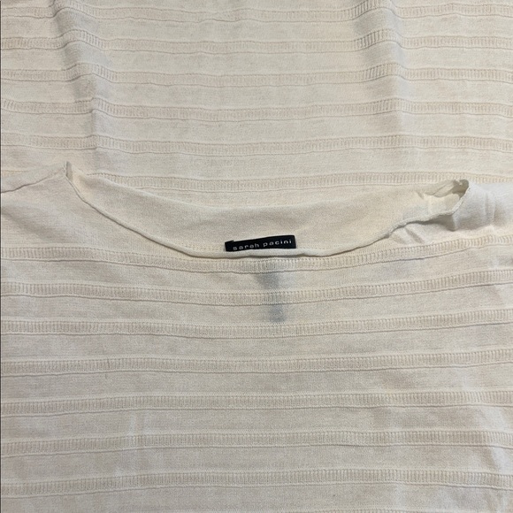 Sarah Pacini Off-White Textured Tunic - Picture 10 of 13